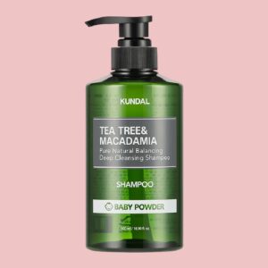 KUNDAL Tea Tree & Macadamia Deep Cleansing Shampoo - Baby Powder - Figura 1