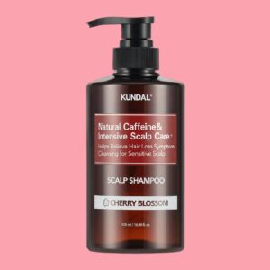 KUNDAL Anti Hair Loss & Caffeine Scalp Care, Deep Cleansing Shampoo - Cherry Blossom - Figura 1