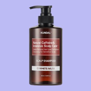 KUNDAL Anti Hair Loss & Caffeine Scalp Care, Deep Cleansing Shampoo - White Musk - Figura 1