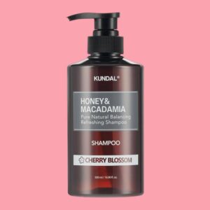 KUNDAL Honey & Macadamia Pure Natural Balancing Refreshing Shampoo - Cherry Blossom - Figura 1