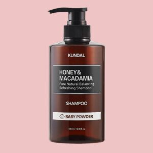 KUNDAL Honey & Macadamia Pure Natural Balancing Refreshing Shampoo – Baby Powder - Figura 1