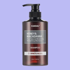 KUNDAL Honey & Macadamia Pure Natural Balancing Refreshing Shampoo - White Musk - Figura 1