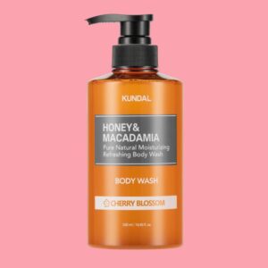 KUNDAL Honey & Macadamia Pure Natural Moisturizing Refreshing Body Wash - Cherry Blossom - Figura 1
