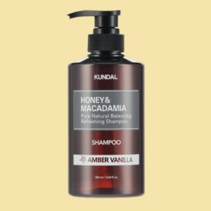 KUNDAL Honey & Macadamia Pure Natural Balancing Refreshing Shampoo – Amber Vanilla - Figura 1